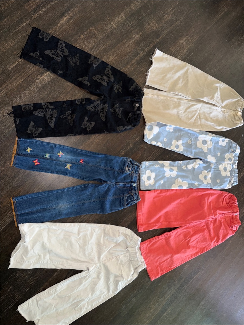 Zara Kids Mixed Color Bottoms Bundle — Black, Blue, Pink, White